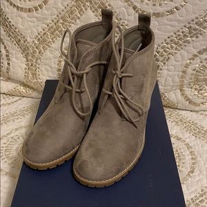 Bass wedge booties size 8. Never worn!